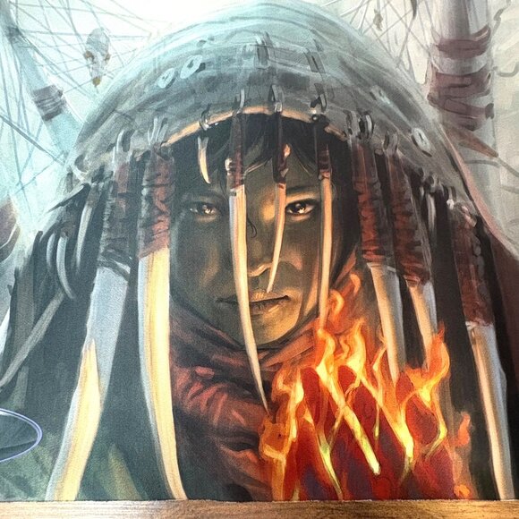 Magic The Gathering Grand Prix Los Angeles Playmat Rattleclaw 24”x14” - Picture 3 of 7